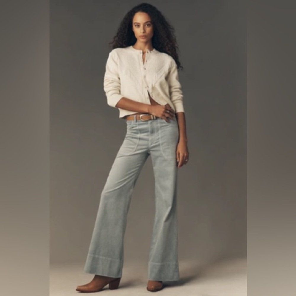 The Rylan High-Rise Flare Jeans by Pilcro: Corduroy Edition